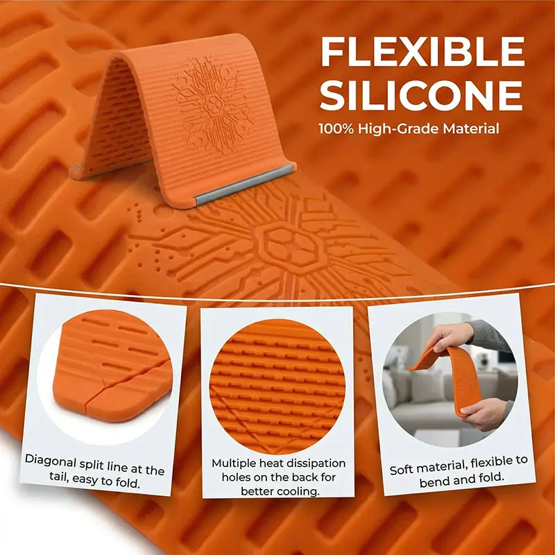 Gripply Flexible Silicone Stand for phones, tablets, desks, travel