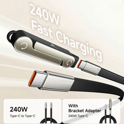 Gripply FlexStand 2-in-1 USB-C Charging Cable Stand