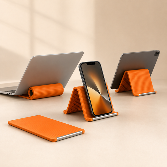 Gripply Flexible Silicone Stand for phones, tablets, desks, travel