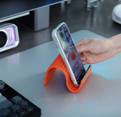 Gripply Flexible Silicone Stand for phones, tablets, desks, travel