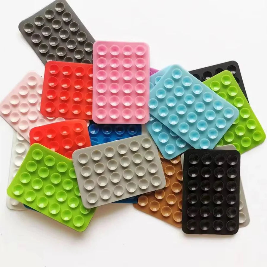 Gripply Suction Suction Pad Sticker (Pack of 3 Assorted) for Hands-Free Mobile Accessory Holder Grip.